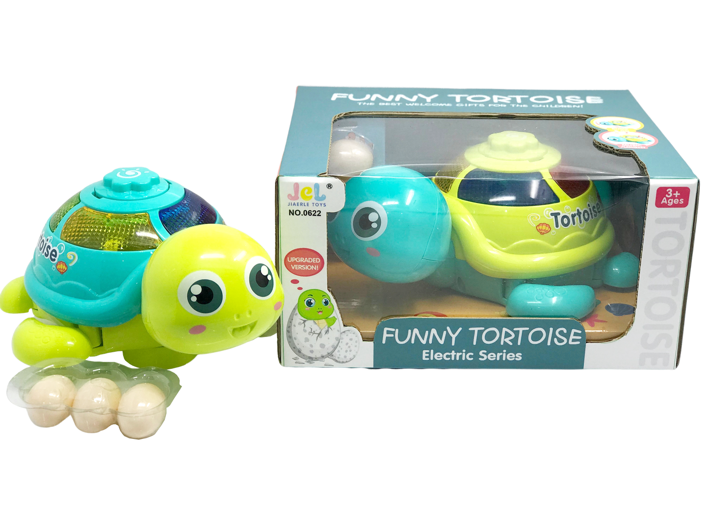 Baby Eudcational Toy Tortoise with Music and Lights