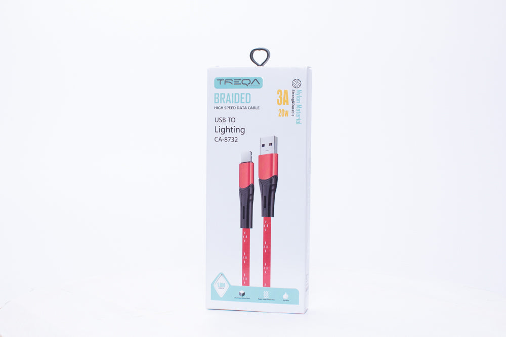 Durable Woven Braid Fast Charging Cable 1M