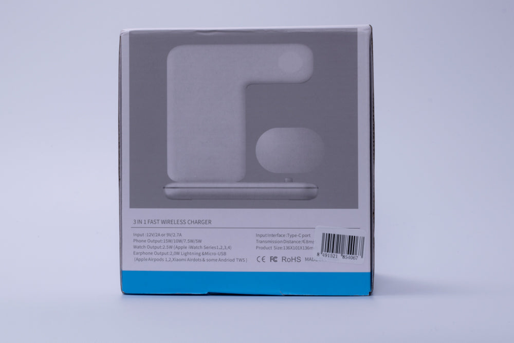 3 in 1 Wireless Charging Station/Dock
