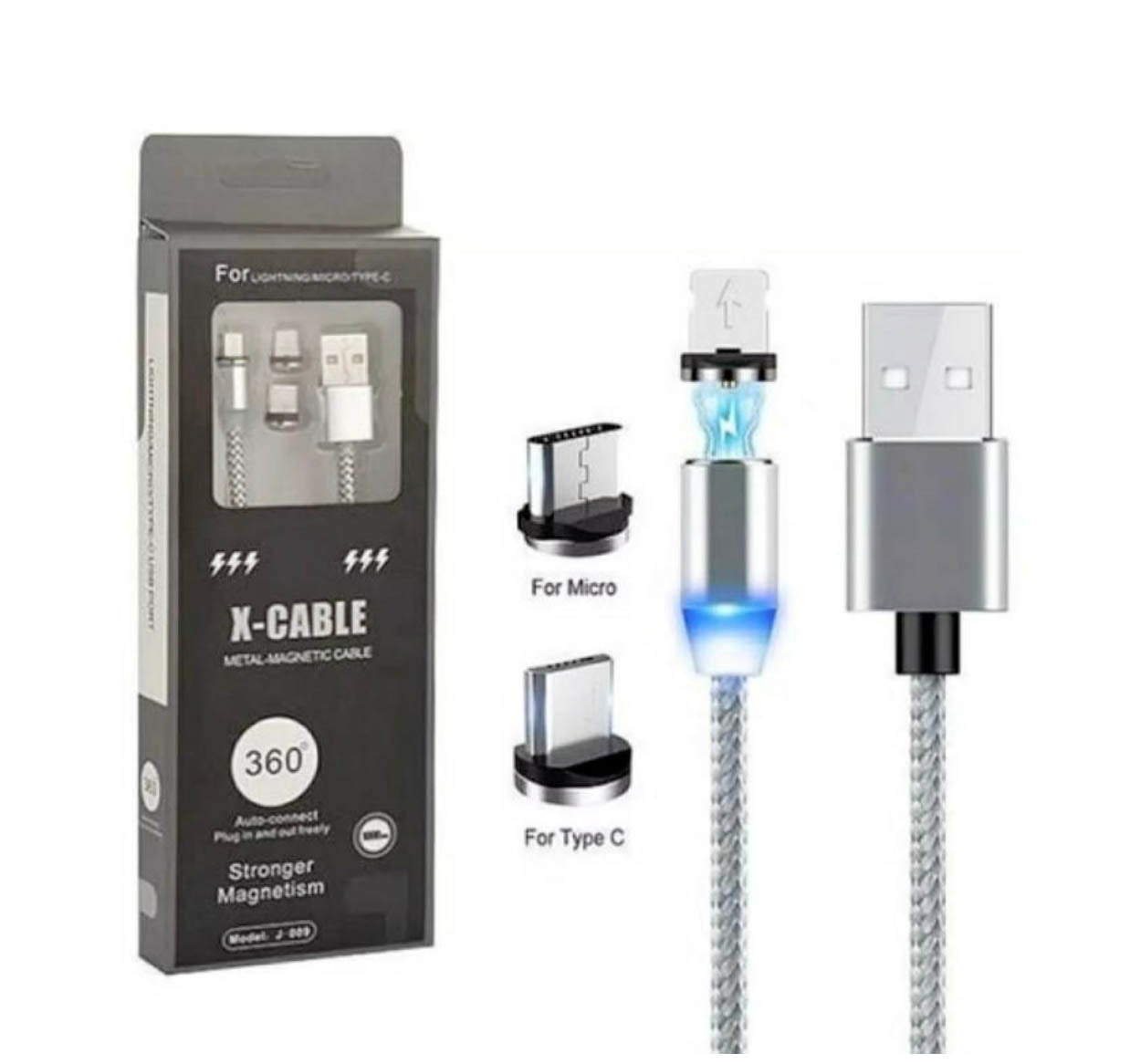 3 in 1 Magnetic Charging Cable