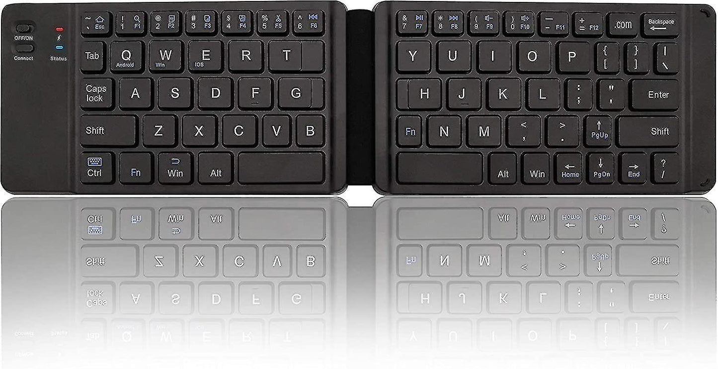 Foldable Bluetooth Keyboard in Portable Compact Size