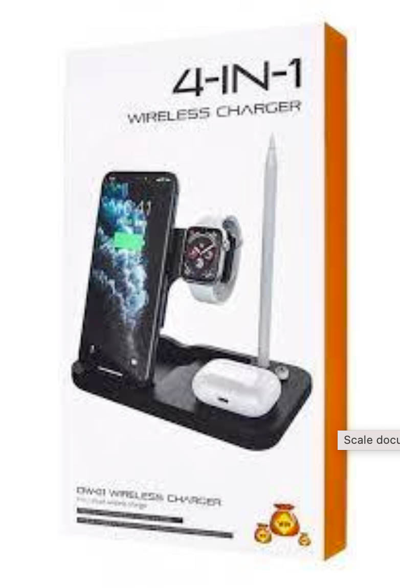 4 in 1 Fast Wireless charger Stand