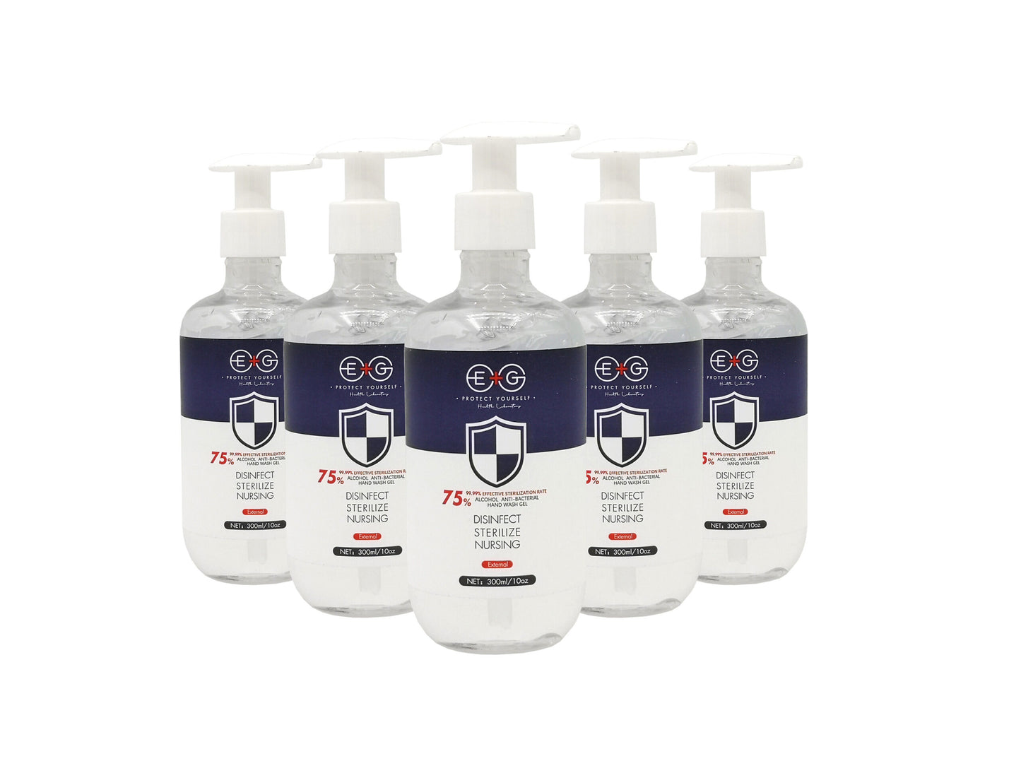 E&G Hand Sanitizer Gel 300ml (Bulk 36pcs)