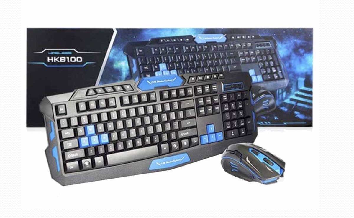 HK8100 2.4GHz Wireless Gaming Keyboard & Mouse