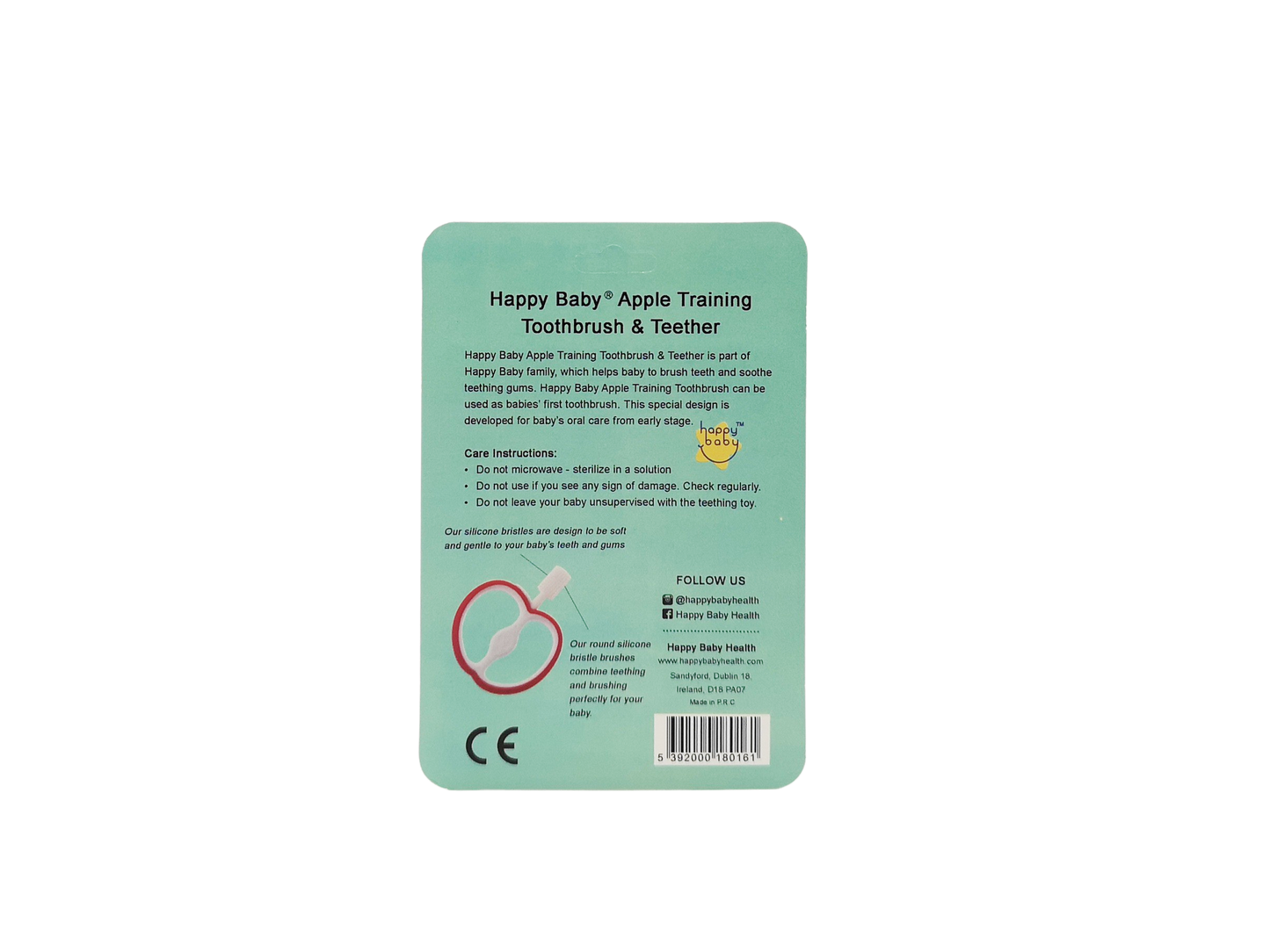 Happy Baby Apple Training Toothbrush and Teether