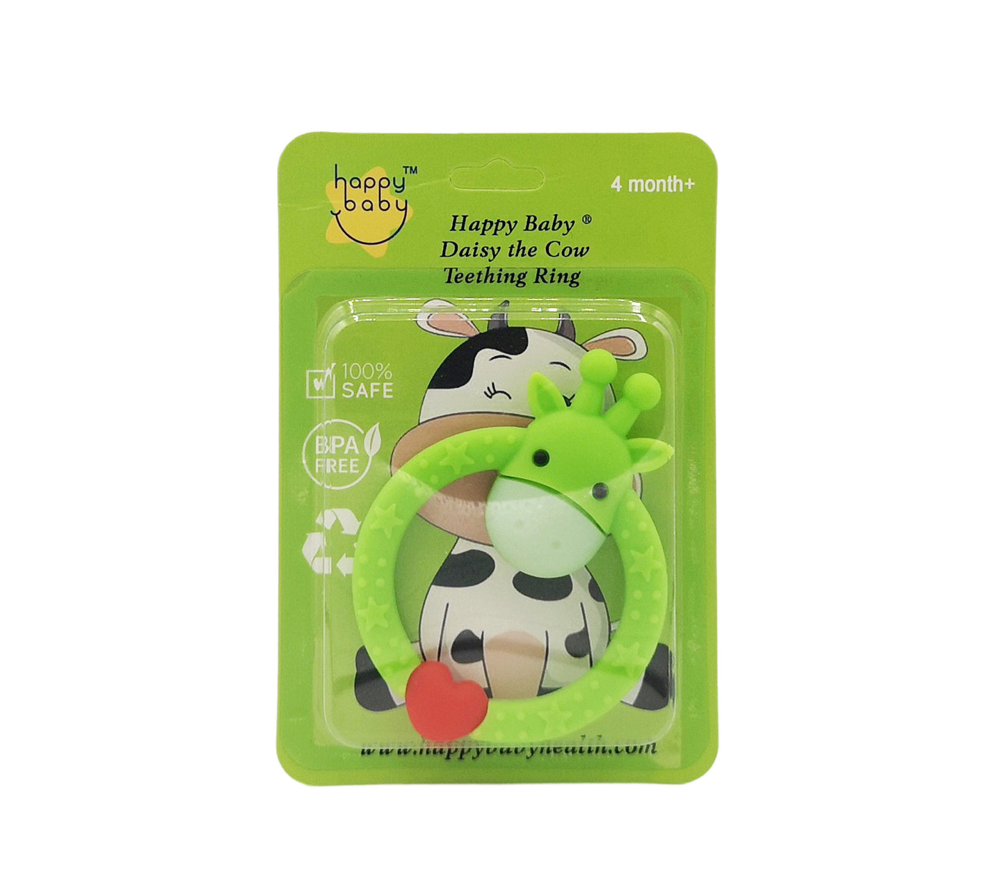 Happy Baby Daisy the Cow Teething Ring