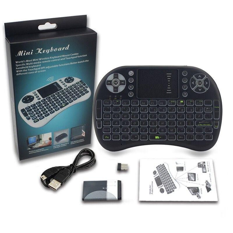 2.4Ghz Mini Keyboard with Touchpad - LED backlight
