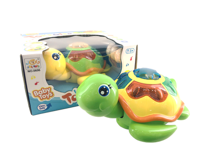 Baby Eudcational Toy Tortoise with Music and Lights