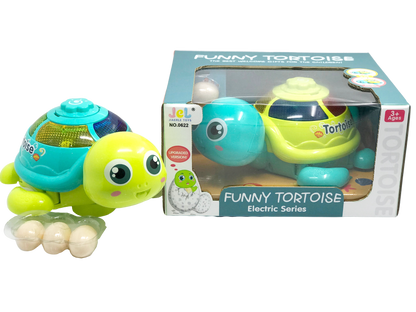 Baby Eudcational Toy Tortoise with Music and Lights