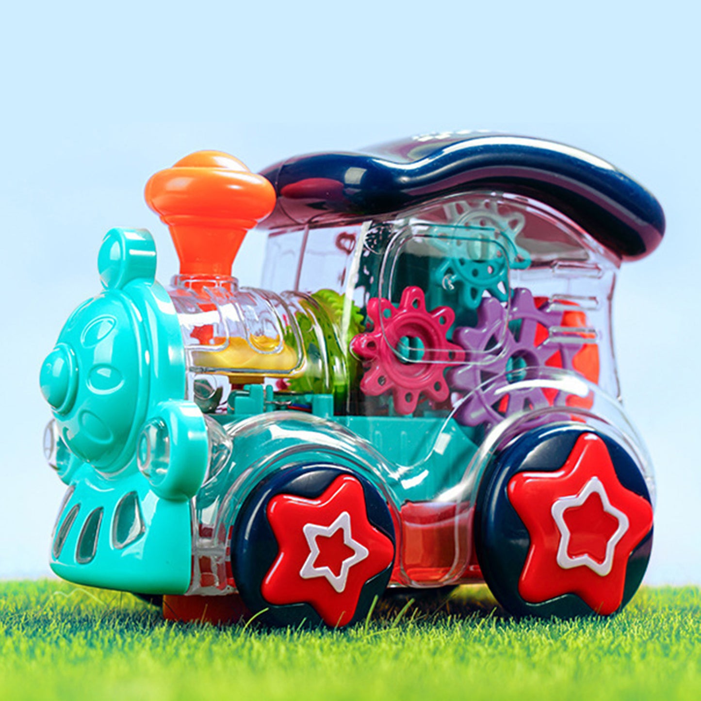 Baby Toy Mini Transparent Gear Train