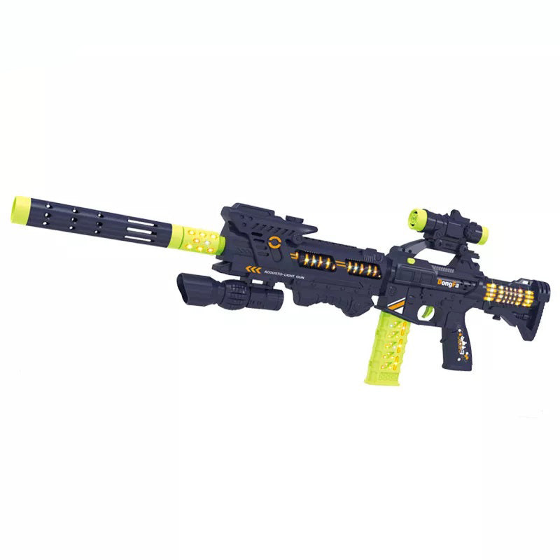 Electric DIY Assembled Toy Gun Set With Cool Gunfight Sound Effects