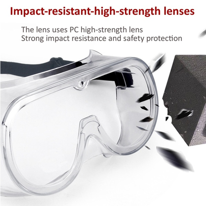 Medical Safety Eye Goggles (anti-fog, adjustable)