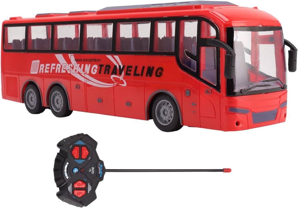 Remote Control Bus with Light 1:30 Scale