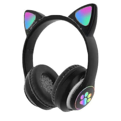 Wireless Headphone with LED Cat Ear