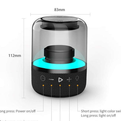 F10 Portable Wireless Speaker with LED Light