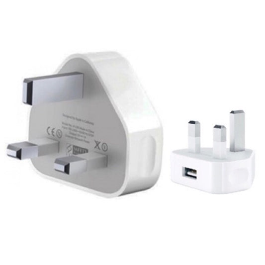 3 Pin Single USB Plug Charger