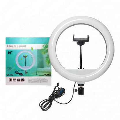 10" Selfie LED Ring Light with Extendable Tripod Stand