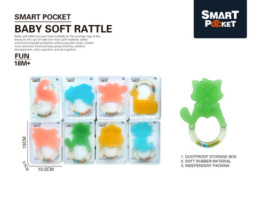 Soft Rattle Toy/Teether