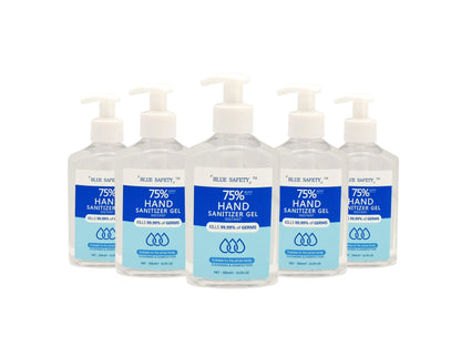 Blue Safety Hand Sanitizer Gel 300ml (Bulk 12pcs)