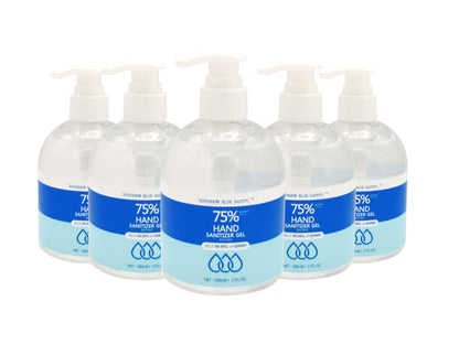 Blue Safety Hand Sanitizer Gel 500ml (Bulk 24pcs)