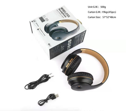 EL-B5 Wireless Bluetooth 5.0 Foldable HiFi Headset with Mic