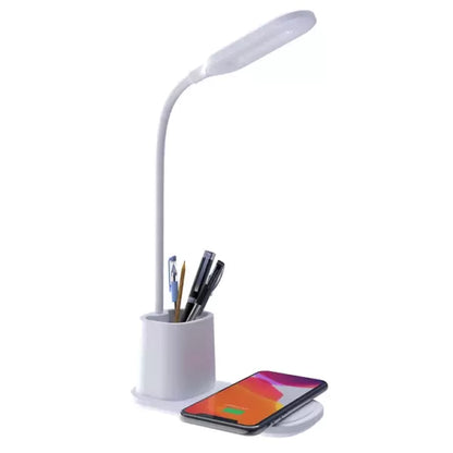 LED Eye-caring Lamp with Wireless Charger and Pen Holder