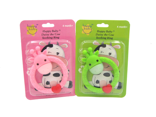 Happy Baby Daisy the Cow Teething Ring