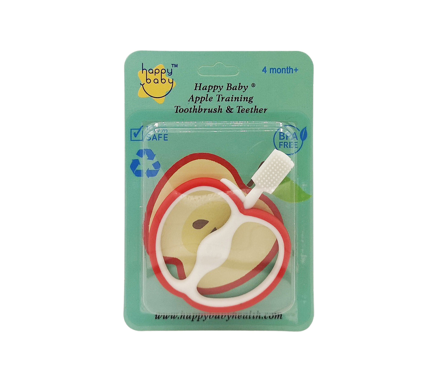 Happy Baby Apple Training Toothbrush and Teether