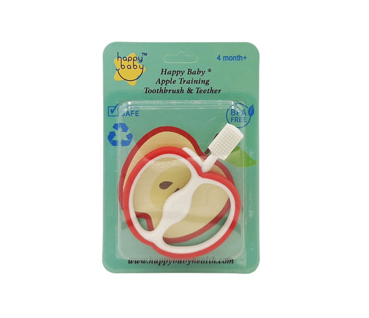 Happy Baby Apple Training Toothbrush and Teether