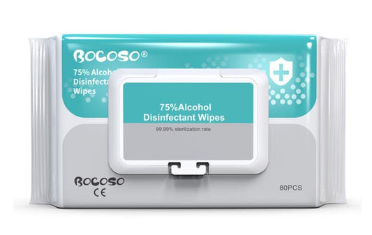 Bocoso 75% Alcohol Disinfectant Wipes (80pcs)