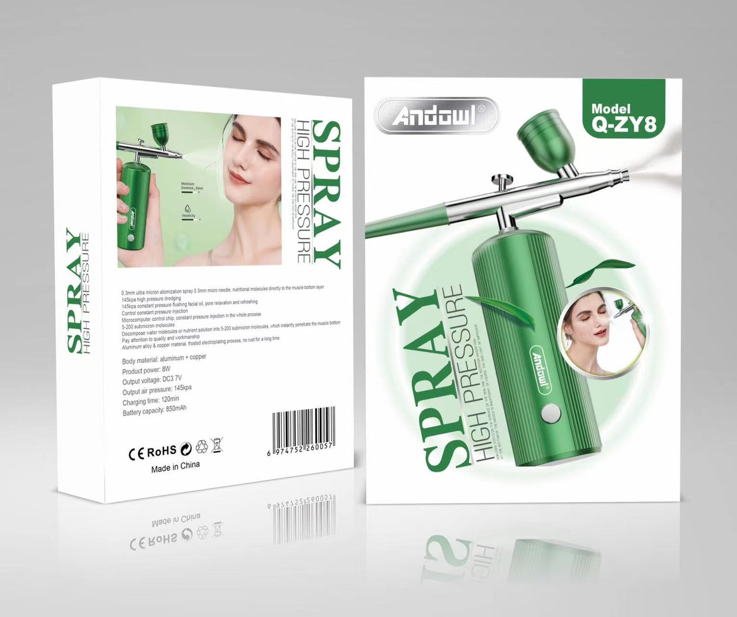 Andowl Airbrush Spray for Skin Care Face & Body