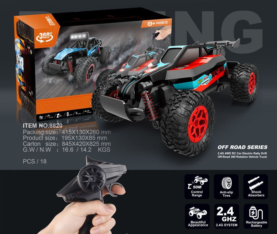 4WD Remote Control Off-Road Top Speed Racing Pioneer 1:20 Scale