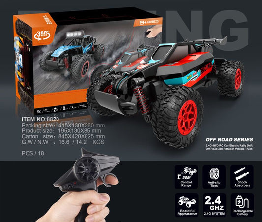 4WD Remote Control Off-Road Top Speed Racing Pioneer 1:20 Scale