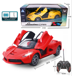 Remote Control Door Openable Sports Race Car 1:18 with LED Lights