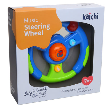 Educational Toy Steering Wheel with Lights and Music