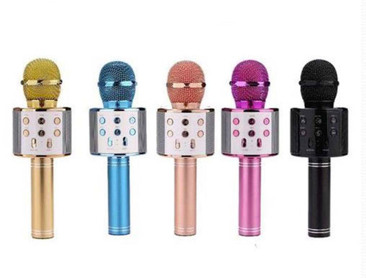Karaoke Microphone With Bluetooth Speaker