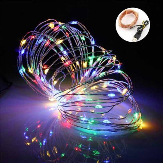 LED 10M Copper Wire String Lights