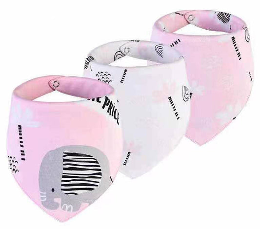 Happy Baby Lovely Characters Bamboo Bandana Baby Bibs 3 pack