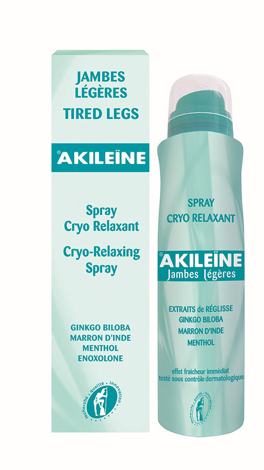 Akileine Cryo-Relaxing Spray for Tired Legs 150ml