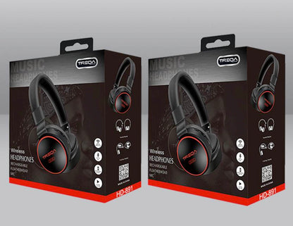 TREQA Foldable Wireless Headphone with Mic