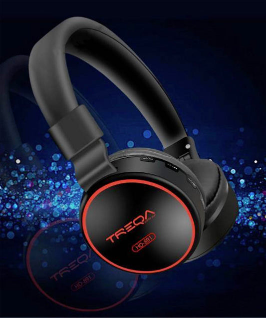 TREQA Foldable Wireless Headphone with Mic