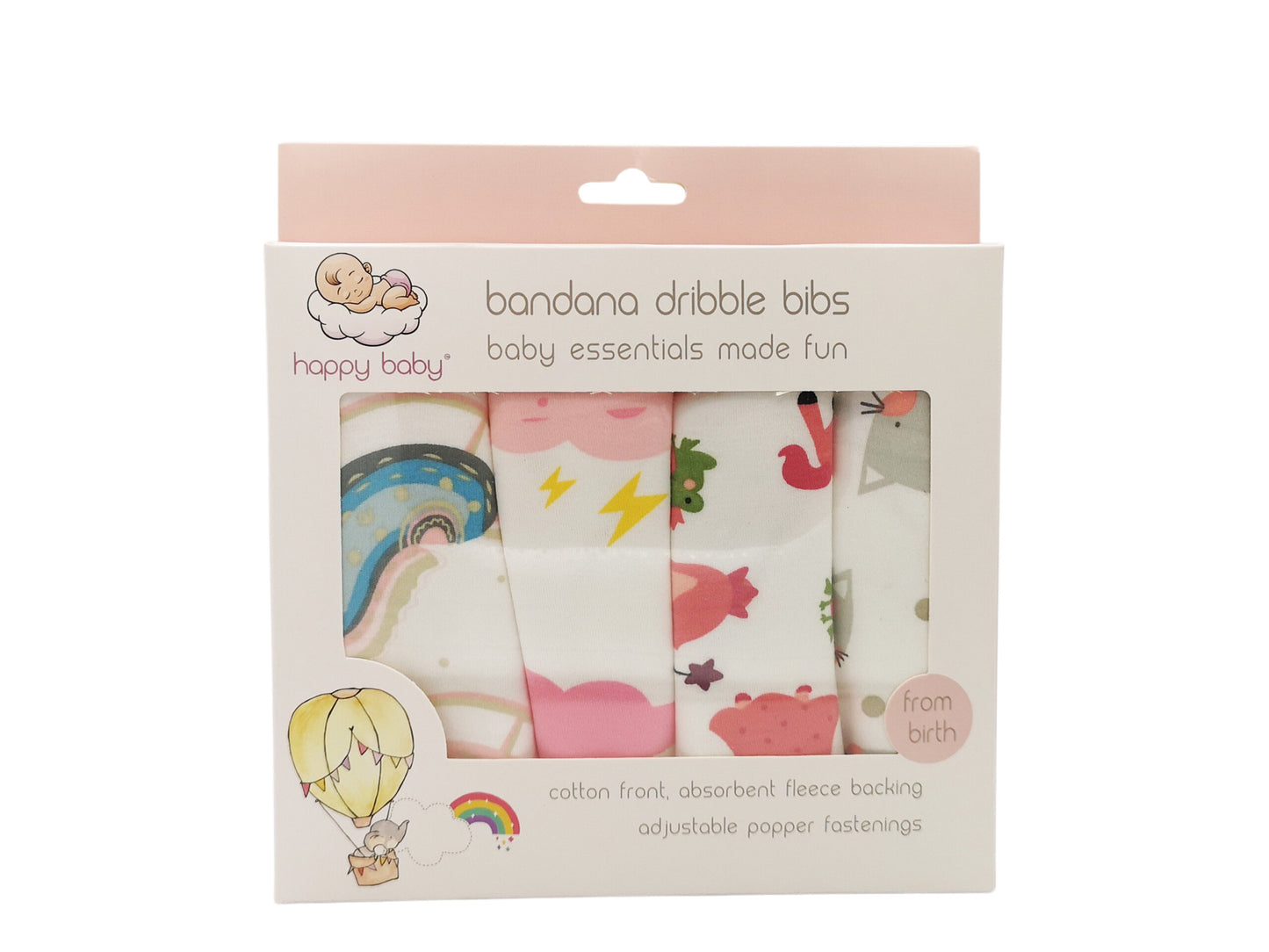 Happy Baby® Bandana Dribble Bibs 4pack