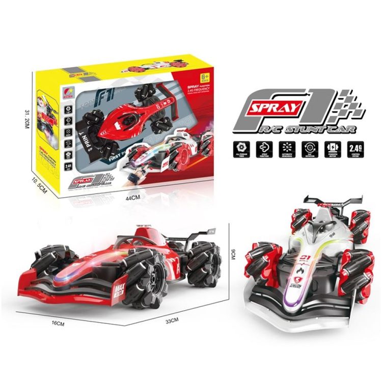 Stunt Spray F1 Formula Car with Sensor Watch Remote Control