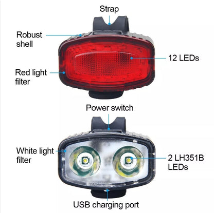 Bicycle rechargeable Tail Light