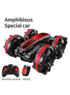 2 in 1 Amphibious Remote Control Double Sided Rotating Drift Stunt Car