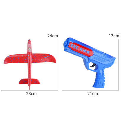 Foam Plane Launcher Catapult Airplane Gun