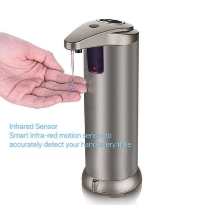 Touchless Automatic Table Top Stainless Steel Hand Sanitizer Dispenser (250mL)