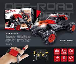 360° Rotating 4WD Remote Control Off-Road Drift Rock Crawler with Gesture Sensing Watch 1:10 Scale