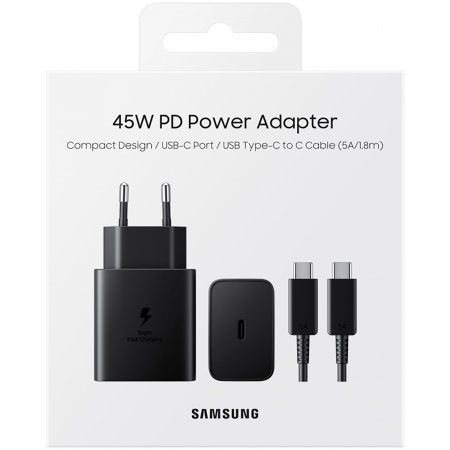 Samsung 45W USB-C Super Fast Charger with Cable