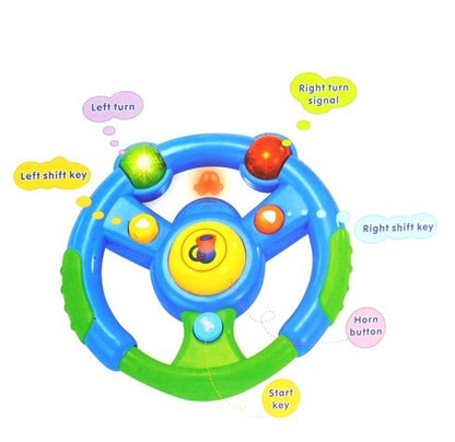 Educational Toy Steering Wheel with Lights and Music